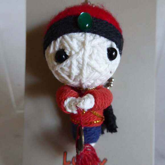 NWT 2009 JOHN HINDE WATCHOVER VOODOO DOLL LUCKY KEYCHAIN - Picture 13 of 14